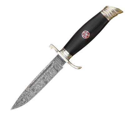 Финка НКВД из дамасской стали