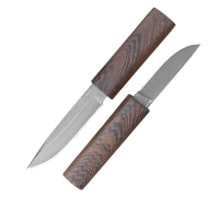 Нож с двумя клинками из булатной стали купить на сайте koval-knife.shop